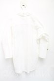 画像2: ヴィヴィアンウエストウッド 中古 / 綿麻セルヴィッチダンガリースリーブタックシャツ 00(ワンサイズ) 白  H-25-12-21-021-bl-IN-ZH (2)