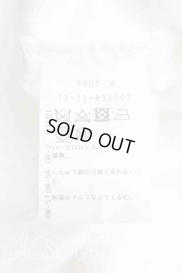 画像4: ヴィヴィアンウエストウッド 中古 / 綿麻セルヴィッチダンガリースリーブタックシャツ 00(ワンサイズ) 白  H-25-12-21-021-bl-IN-ZH (4)