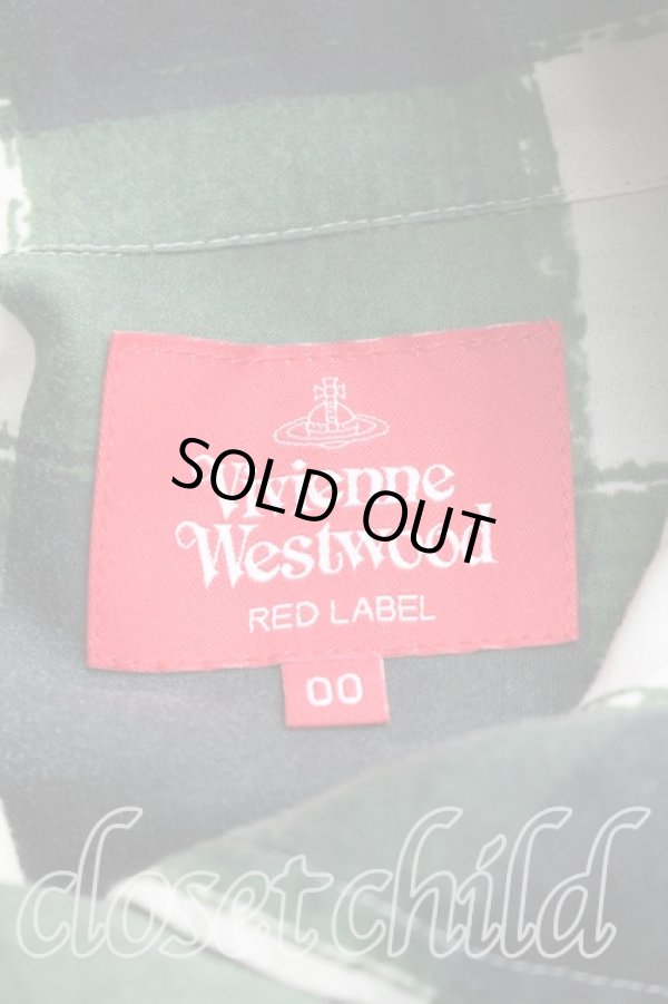 画像3: ヴィヴィアンウエストウッド 中古 / タータンチェックシャツ 00(ワンサイズ) 生成×緑  H-25-12-21-022-bl-IN-ZH (3)