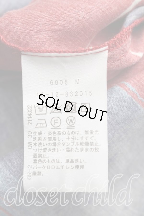 画像4: ヴィヴィアンウエストウッド 中古 / タータンチェックシャツ 00(ワンサイズ) エンジ×青  H-25-12-21-023-bl-IN-ZH (4)