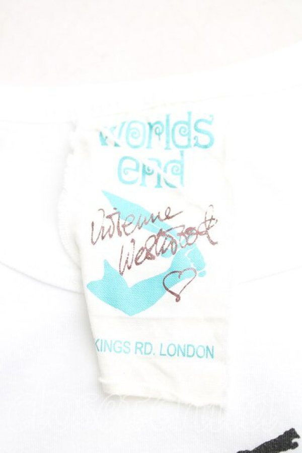 画像3: Worlds End 中古 / プリンスチャーミングTシャツ L 白  H-25-12-21-027-ts-OD-ZH (3)