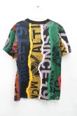 画像2: ヴィヴィアンウエストウッド 中古 / TOWEL BLACK FINALLY BIG Tシャツ 42(メンズXS相当) マルチ  H-25-12-21-029-ts-IN-ZH (2)
