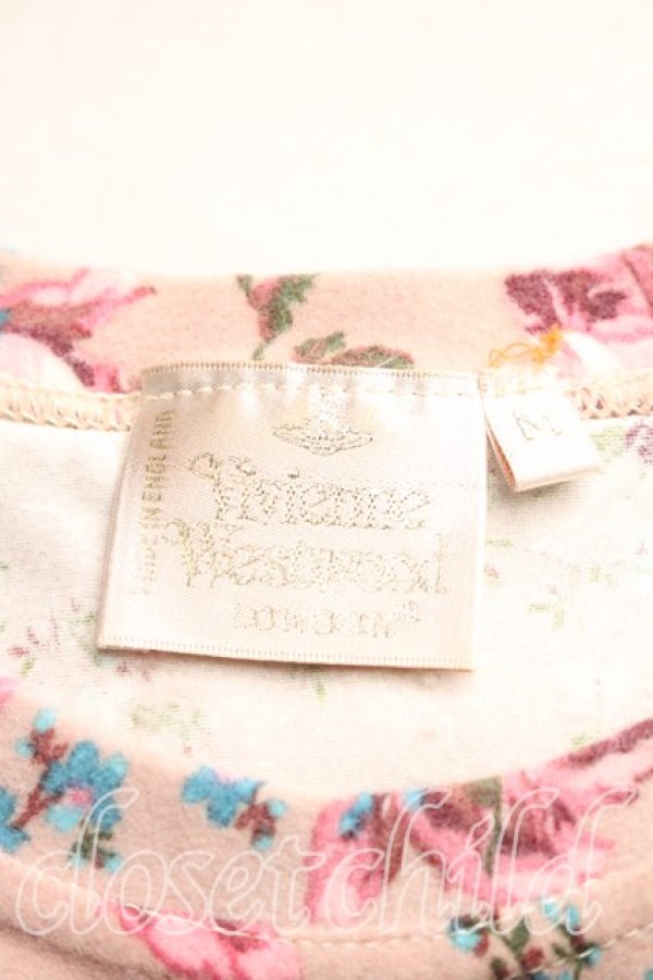 画像3: ヴィヴィアンウエストウッド 中古 / クラシックローズptTシャツ M ピンク  H-25-12-21-030-ts-OD-ZH (3)