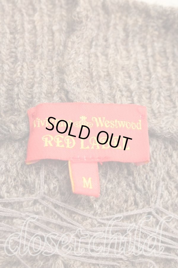 画像3: ヴィヴィアンウエストウッド 中古 / ケーブルフラップカーディガン M 茶  H-25-12-21-032-to-OD-ZH (3)