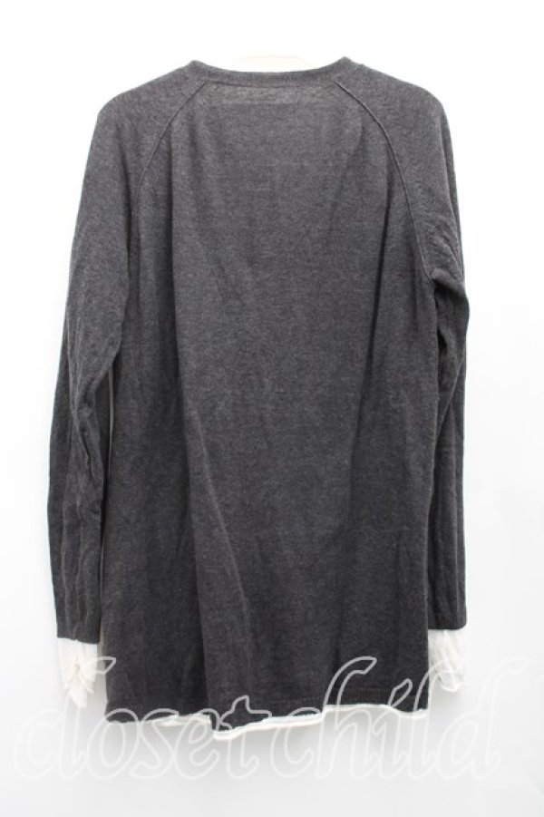 画像2: ヴィヴィアンウエストウッド 中古 / カーディガン 3（11号相当） 灰  H-25-12-21-033-to-OD-ZH (2)