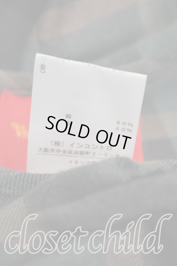 画像4: ヴィヴィアンウエストウッド 中古 / タータンチェックトップス M 緑  H-25-12-21-034-to-OD-ZH (4)