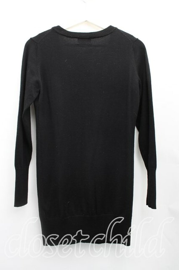 画像2: ヴィヴィアンウエストウッド 中古 / ロングカーディガン 3(11号相当) 黒  H-25-12-21-035-to-IN-ZH (2)