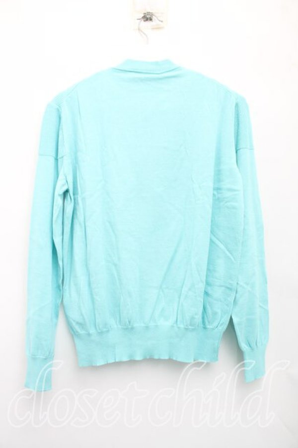 画像2: ヴィヴィアンウエストウッド 中古 / カラーオーブ刺繍カーディガン S 水色  H-25-12-21-039-to-IN-ZH (2)