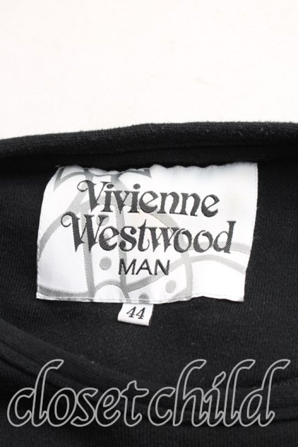 画像3: ヴィヴィアンウエストウッド MAN 中古 / シェパード＆シェパーデスリポージングスウェット 44（メンズS相当） 黒  H-25-12-21-040-to-OD-ZH (3)