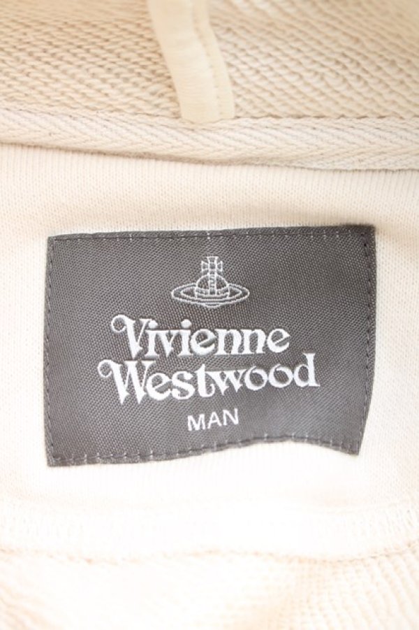 画像3: ヴィヴィアンウエストウッド MAN 中古 / オーブptパーカー FREE ベージュ  H-25-12-21-042-to-OD-ZH (3)