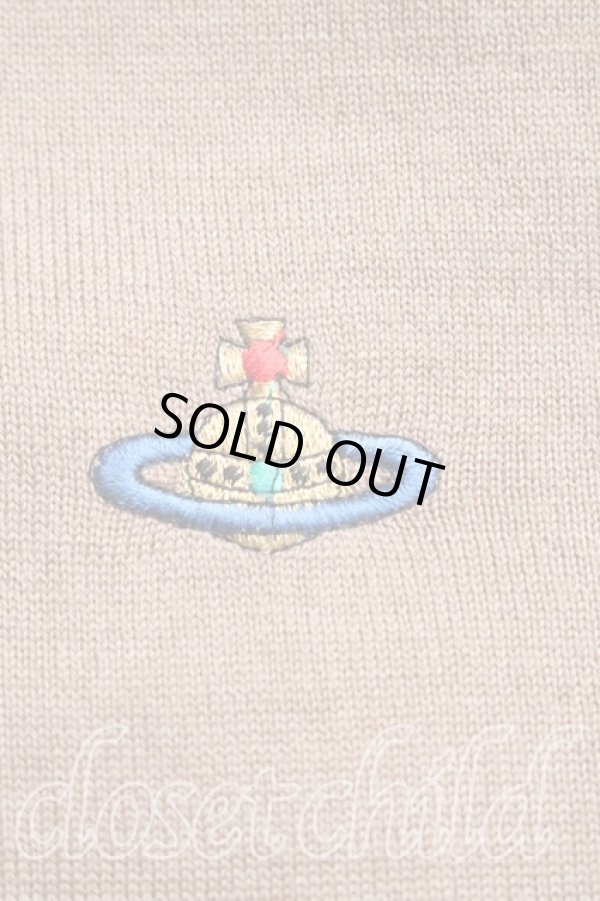 画像7: ヴィヴィアンウエストウッド MAN 中古 / カラーオーブ刺繍カーディガン M 茶  H-25-12-21-043-to-OD-ZH (7)