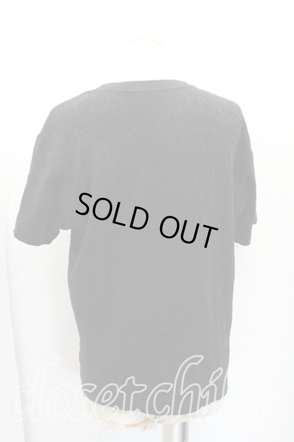 画像2: ヴィヴィアンウエストウッド MAN 中古 / オーブ総柄Tシャツ 48（メンズM相当） 黒  H-25-12-21-046-to-OD-ZH (2)