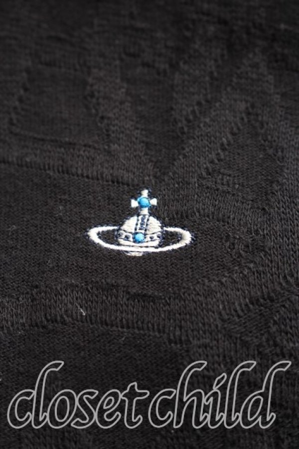 画像6: ヴィヴィアンウエストウッド MAN 中古 / オーブ総柄Tシャツ 48（メンズM相当） 黒  H-25-12-21-046-to-OD-ZH (6)