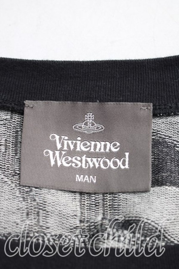 画像3: ヴィヴィアンウエストウッド MAN 中古 / TAGSオーバーサイズTシャツ FREE 黒  H-25-12-21-047-to-OD-ZH (3)