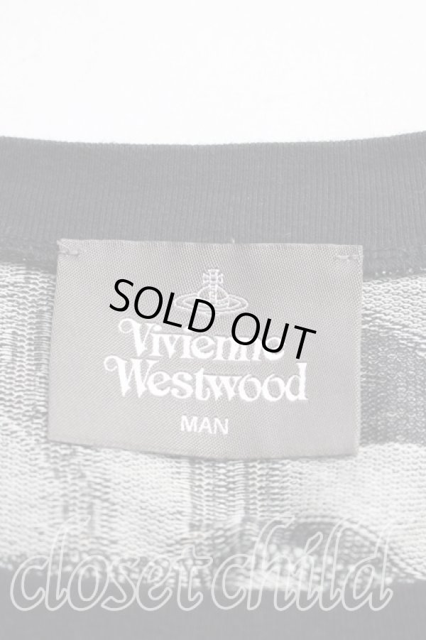 画像3: ヴィヴィアンウエストウッド MAN 中古 / TAGSオーバーサイズTシャツ FREE 黒  H-25-12-21-047-to-OD-ZH (3)