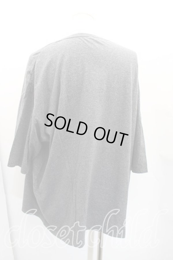画像2: ヴィヴィアンウエストウッド MAN 中古 / ラインオーブオーバーサイズTシャツ FREE 灰  H-25-12-21-048-to-OD-ZH (2)