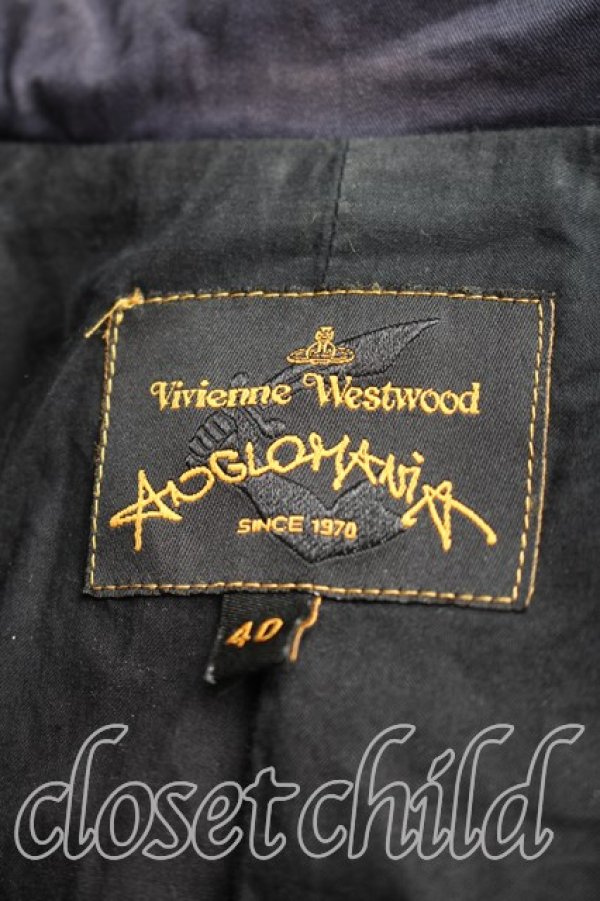 画像3: ANGLOMANIA 中古 / 3Bジャケット 40（9号相当） 紺  H-25-12-21-001-jc-OD-ZH (3)