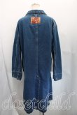 画像2: ANGLOMANIA 中古 / 神殿柱ptデニムコート M インディゴ  H-25-12-21-009-co-OD-ZH (2)