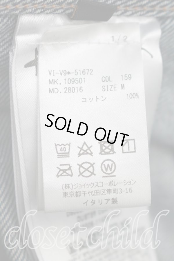 画像4: ANGLOMANIA 中古 / 神殿柱ptデニムコート M インディゴ  H-25-12-21-009-co-OD-ZH (4)