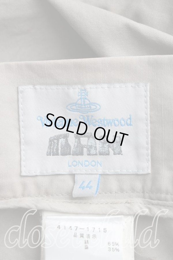 画像3: ヴィヴィアンウエストウッド MAN 中古 / ステファンパンツ 44（メンズS相当） ベージュ  H-25-12-21-010-pa-OD-ZH (3)