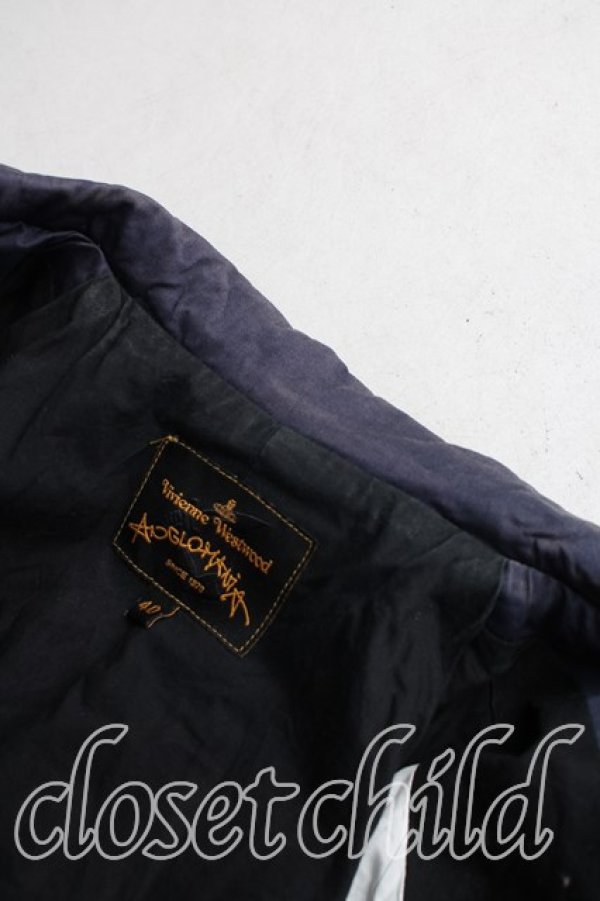 画像6: ANGLOMANIA 中古 / 3Bジャケット 40（9号相当） 紺  H-25-12-21-001-jc-OD-ZH (6)