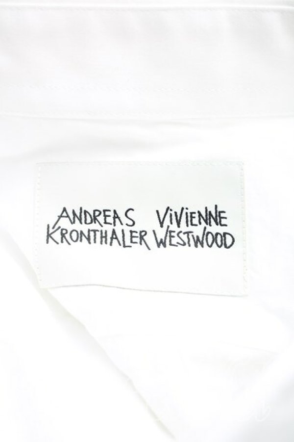 画像3: ヴィヴィアンウエストウッド 中古 / BUSINESS SHIRTS S/M 白  H-25-12-21-015-bl-IN-ZH (3)