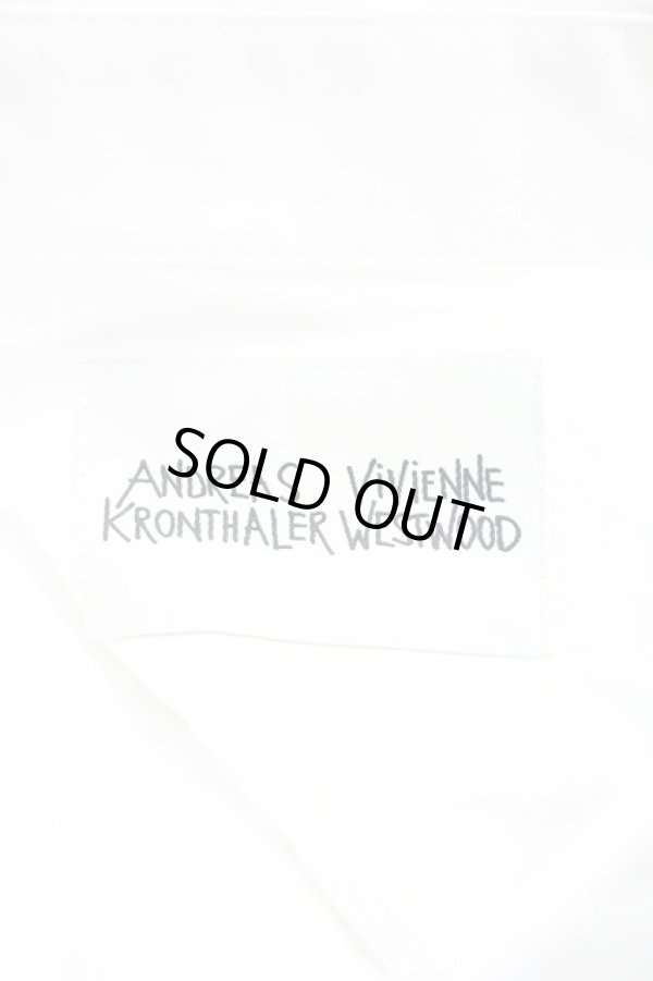 画像3: ヴィヴィアンウエストウッド 中古 / BUSINESS SHIRTS S/M 白  H-25-12-21-015-bl-IN-ZH (3)