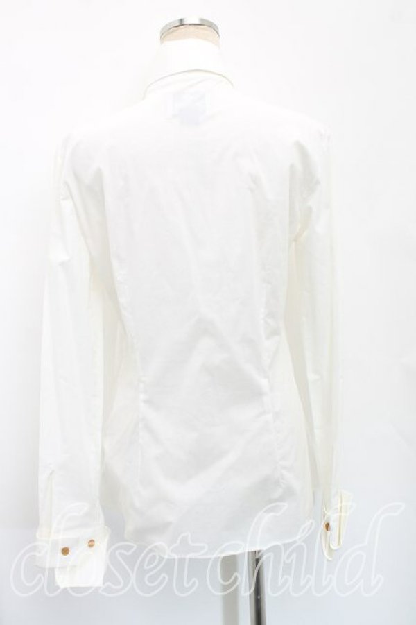 画像2: ヴィヴィアンウエストウッド 中古 / LOVEシャツ 40(9号相当) 白  H-25-12-21-017-bl-IN-ZH (2)