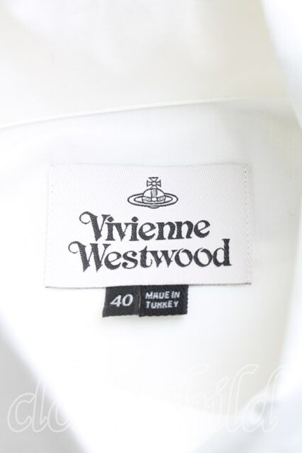 画像3: ヴィヴィアンウエストウッド 中古 / LOVEシャツ 40(9号相当) 白  H-25-12-21-017-bl-IN-ZH (3)