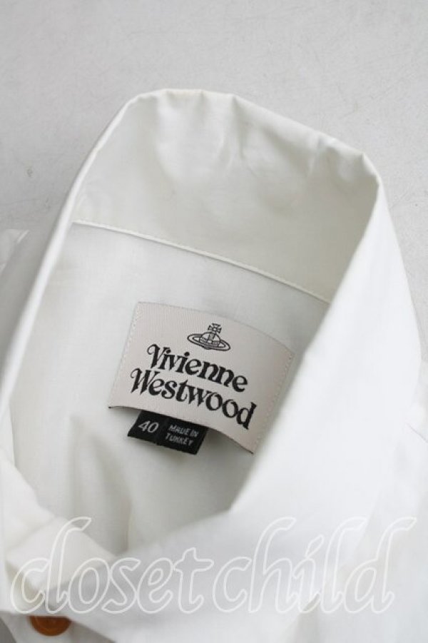 画像6: ヴィヴィアンウエストウッド 中古 / LOVEシャツ 40(9号相当) 白  H-25-12-21-017-bl-IN-ZH (6)