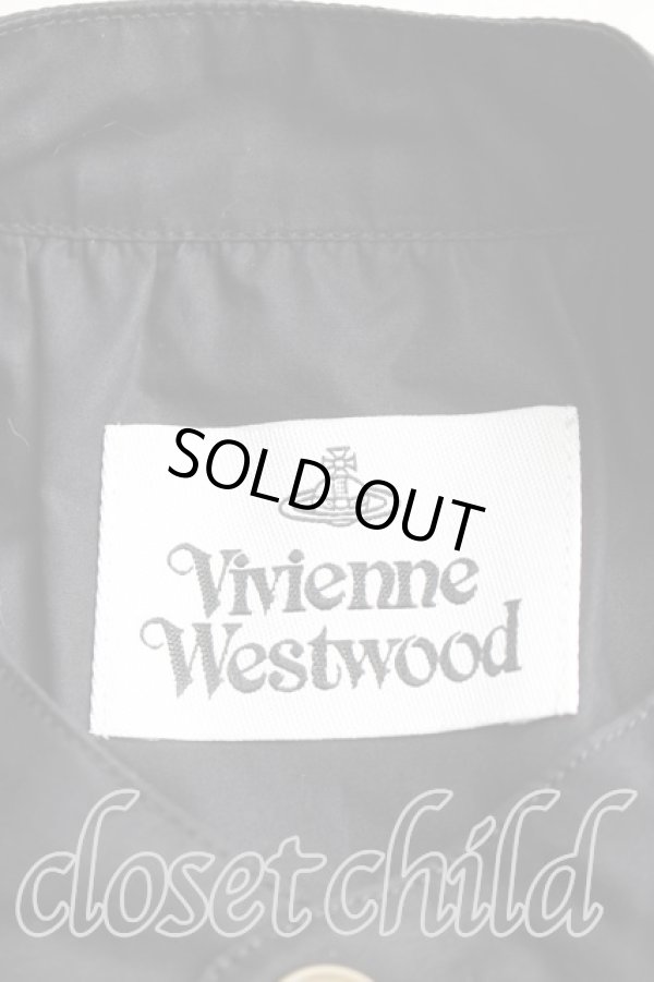 画像3: ヴィヴィアンウエストウッド 中古 / サークルシャツ 38（7号相当） 黒  H-25-12-21-018-bl-OD-ZH (3)