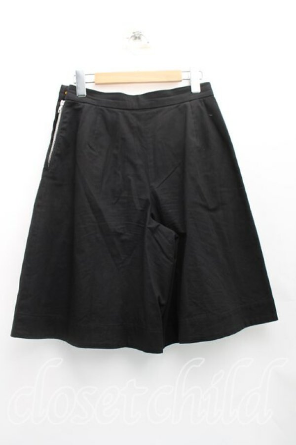 画像2: ヴィヴィアンウエストウッド 中古 / プリーツキュロット 3（11号相当） 黒  H-25-12-28-018-pa-OD-ZH (2)