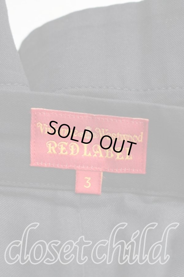 画像3: ヴィヴィアンウエストウッド 中古 / プリーツキュロット 3（11号相当） 黒  H-25-12-28-018-pa-OD-ZH (3)