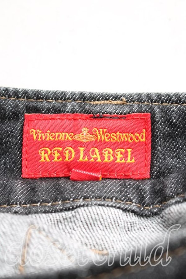画像3: ヴィヴィアンウエストウッド 中古 / ステッチオーブサルエルデニム 2（9号相当） インディゴ  H-25-12-28-019-pa-OD-ZH (3)