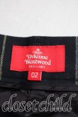 画像3: ヴィヴィアンウエストウッド 中古 / タッタソールチェックバイカラーパンツ 02（9号相当） 紺ｘ灰  H-25-12-28-020-pa-OD-ZH (3)