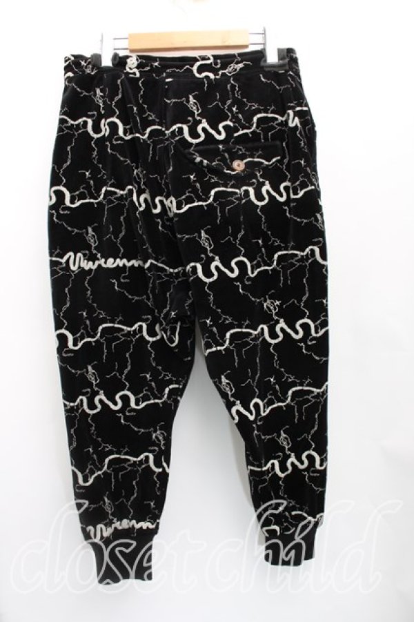 画像2: ヴィヴィアンウエストウッド MAN 中古 / リバーptパンツ 46(メンズM相当) 黒  H-25-12-28-021-pa-IN-ZH (2)