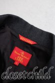画像6: ヴィヴィアンウエストウッド 中古 / ラブジャケット 3（11号相当） 灰ｘ黒  H-25-12-28-002-jc-OD-ZH (6)