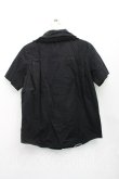 画像2: ヴィヴィアンウエストウッド 中古 / レースカラーシャツ 02（9号相当） 黒  H-25-12-28-022-bl-OD-ZH (2)