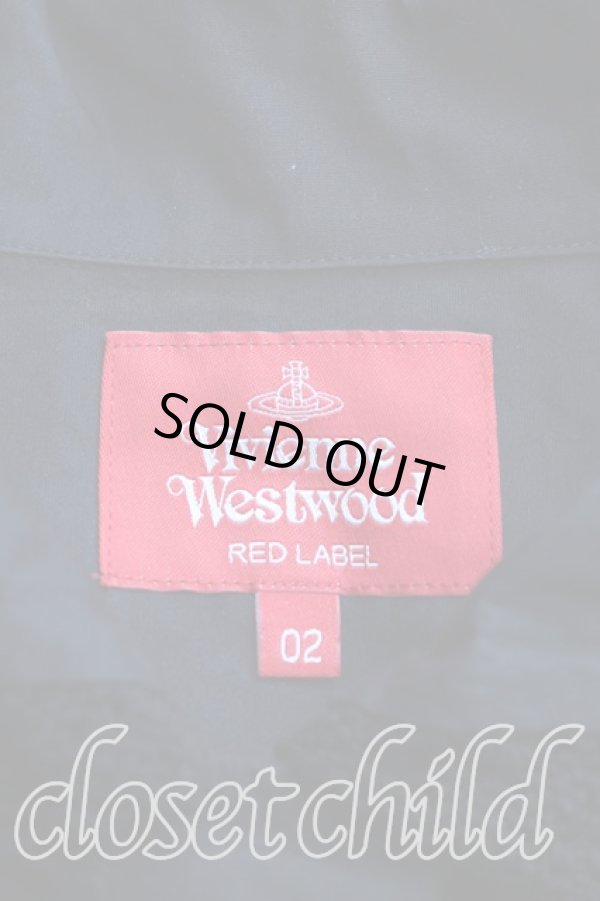 画像3: ヴィヴィアンウエストウッド 中古 / レースカラーシャツ 02（9号相当） 黒  H-25-12-28-022-bl-OD-ZH (3)