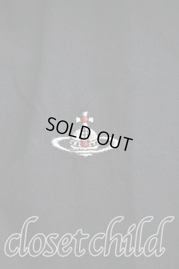 画像6: ヴィヴィアンウエストウッド 中古 / レースカラーシャツ 02（9号相当） 黒  H-25-12-28-022-bl-OD-ZH (6)