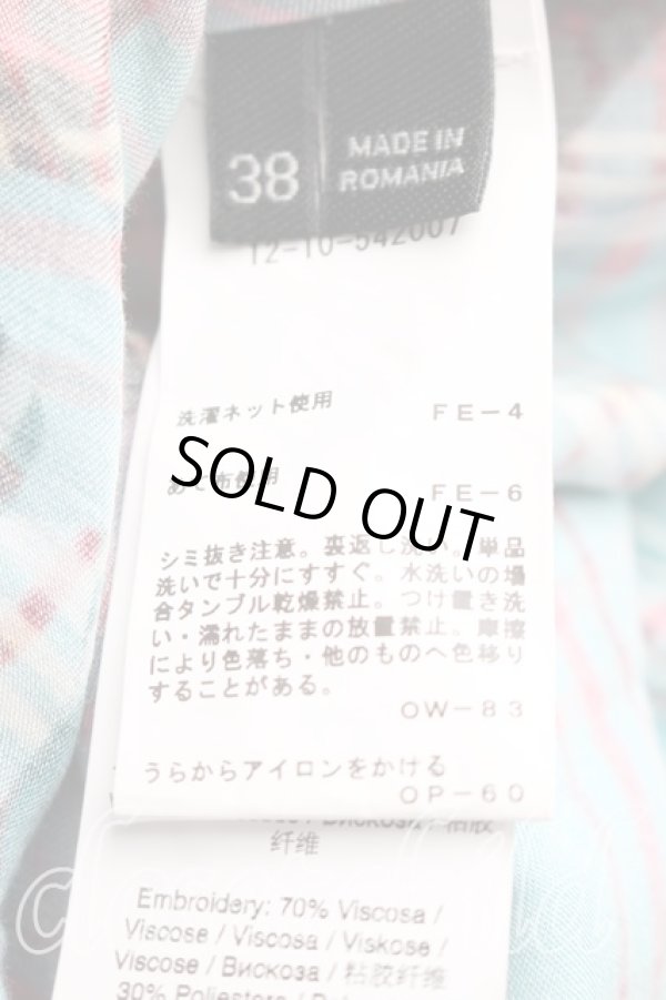画像4: ヴィヴィアンウエストウッド 中古 / ハートタータンシャツドレス 38（7号相当） 青  H-25-12-28-027-bl-OD-ZH (4)