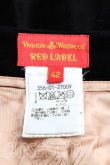 画像3: ヴィヴィアンウエストウッド 中古 / 別珍変形スカート 42（11号相当） 黒  H-25-12-28-031-sk-OD-ZH (3)