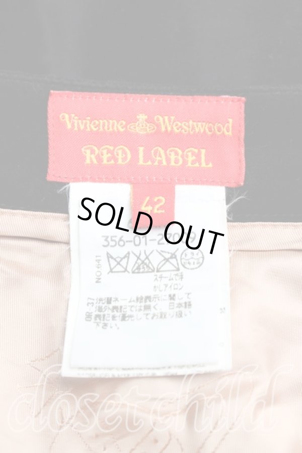 画像3: ヴィヴィアンウエストウッド 中古 / 別珍変形スカート 42（11号相当） 黒  H-25-12-28-031-sk-OD-ZH (3)