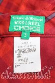 画像3: ヴィヴィアンウエストウッド 中古 / タータンチェックティアードスカート 3（11号相当） 赤  H-25-12-28-032-sk-OD-ZH (3)