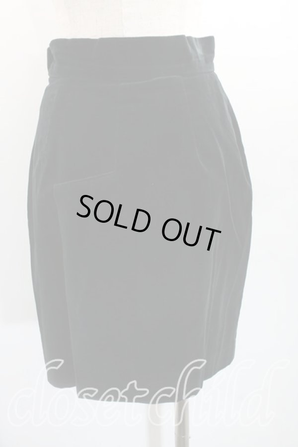 画像2: ヴィヴィアンウエストウッド 中古 / 別珍クラッチスカート  黒  H-25-12-28-033-sk-IN-ZH (2)