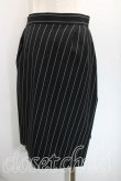 画像2: ヴィヴィアンウエストウッド 中古 / レジメンタルスカート 02（9号相当） 黒  H-25-12-28-038-sk-OD-ZH (2)