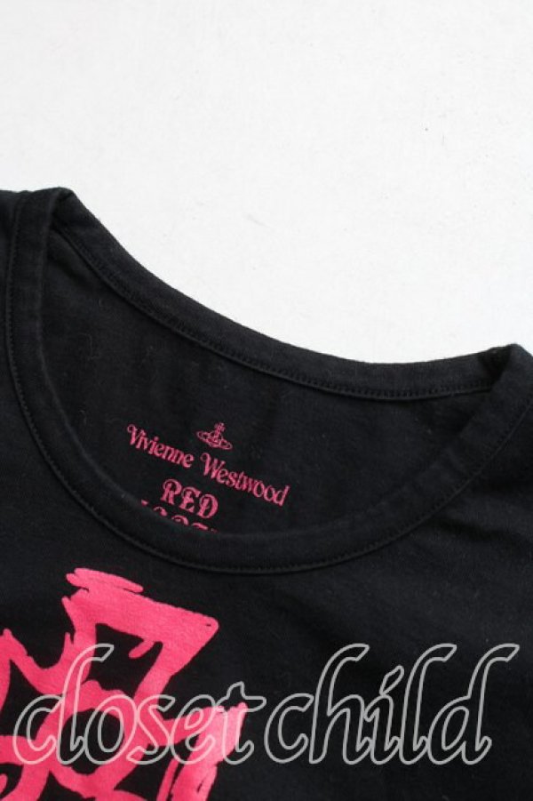 画像6: ヴィヴィアンウエストウッド 中古 / オーブptTシャツ 3（11号相当） 黒  H-25-12-28-041-ts-OD-ZH (6)