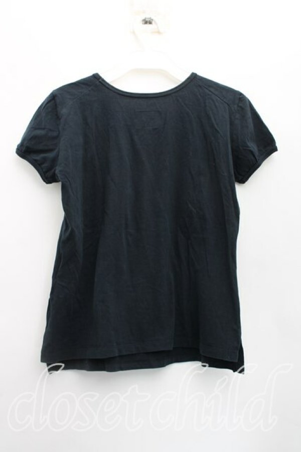 画像2: ANGLOMANIA 中古 / アングロフィリアptTシャツ M 黒  H-25-12-28-042-ts-OD-ZH (2)