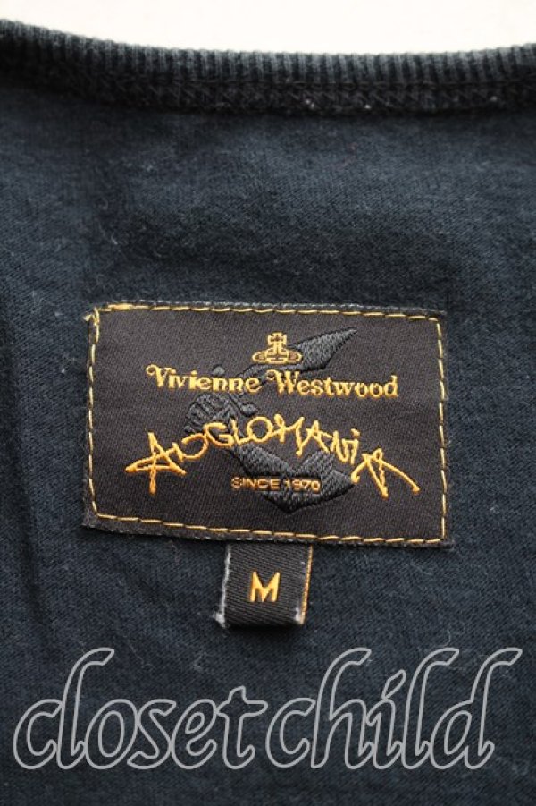 画像3: ANGLOMANIA 中古 / アングロフィリアptTシャツ M 黒  H-25-12-28-042-ts-OD-ZH (3)