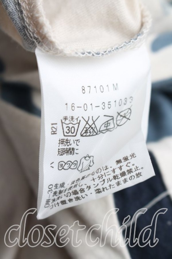 画像4: ヴィヴィアンウエストウッド 中古 / サティアptTシャツ 2（9号相当） 紺ｘ生成  H-25-12-28-043-ts-OD-ZH (4)